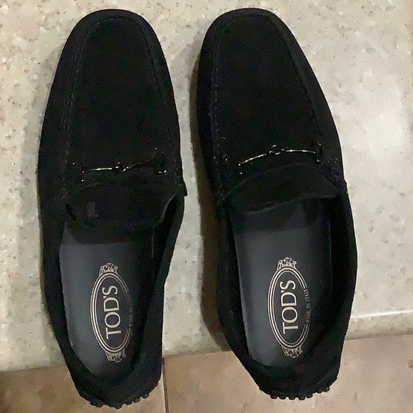 TOD’S black loafers size 9